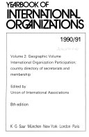 Yearbook of International organizations 1990/91