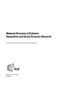 National directory of scholars humanities and social sciences research