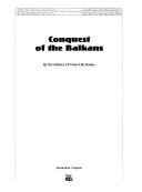 Conquest of the Balkans