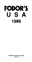 Fodor's USA 1986