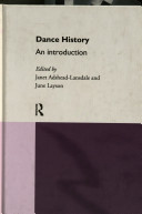 Dance history an introduction