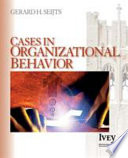 Cases in organizational behavior