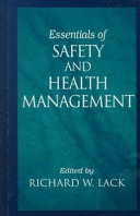 Essentials of saftey and health management