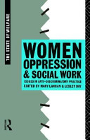 Women, oppression and social work issues in anti-discriminatory practice