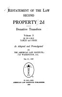 Restatement of the law second, property 2d donative transfers