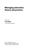 Managing education theory and practice