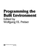 Programming the built environment
