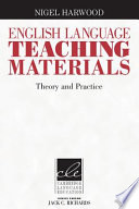 English language teaching materials theory and practice