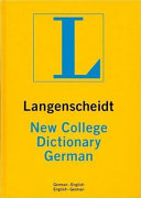 New college German dictionary German-English/English-German