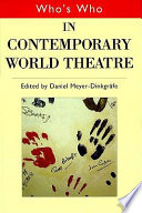 Who's who in contemporary world theatre