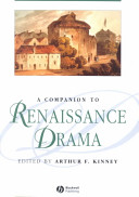 A companion to Renaissance drama