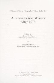 Austrian fiction writers after 1914