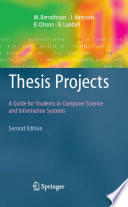 Thesis projects a guide for students in computer science and information systems