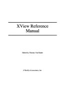 XView reference manual. [1st]/1st print.-