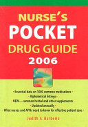 Nurse's pocket drug guide 2006