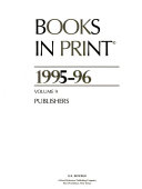 Books in Print 1995/96