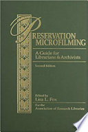 Preservation microfilming a guide for librarians and archivists