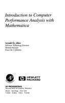 Introduction to computer performance analysis with Mathematica
