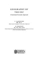 Geography of the EEC a systematic economic approach
