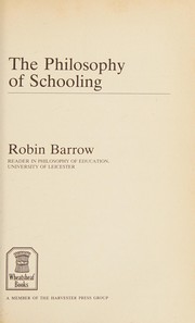 The philosophy of schooling