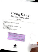 Hong Kong the colony that never was