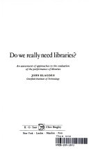 Do we really need libraries? an assesment of approaches to the evaluation of the performance of libraries