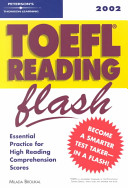 TOEFL reading flash the quick way to build reading power