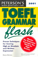 TOEFL grammar flash the quick way to build grammer power