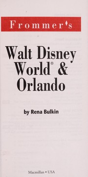 Frommer's 96 Walt Disney World & Orlando