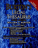 Burton's legal thesaurus