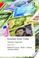 Economic issues today alternative approaches