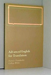 Advanced English for translation