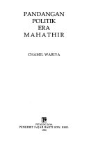 PANDANGAN POLITIK ERA MAHATHIR