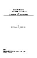 Introduction to library services for library technicians