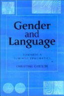 Gender and language towards a feminist pragmatics