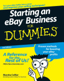 Starting an ebay(r) business for dummies(r), 3rd edition