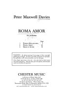 Roma amor for orchestra