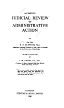 De smith's judicial review of administrative action