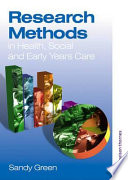 Research methods in health, social and early years care