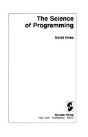 The science of programming
