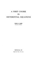 A first course in differential equations