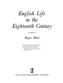 English life in the eighteenth century