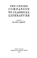 The Oxford companion to classical literature