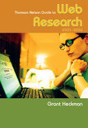 Thomson Nelson guide to web research 2005-2006
