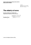 The elderly at home a survey carried out on behalf of the Department of Health and Social Security