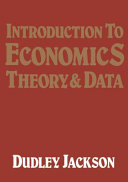 Introduction to economics theory and data