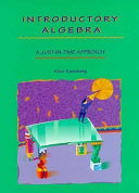 Introductory algebra a just-in-time approach