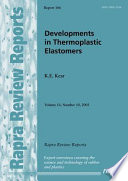 Developments in thermoplastic elastomers