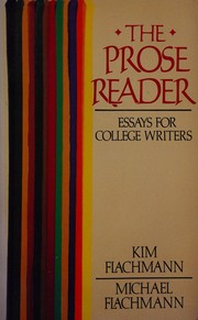 The Prose reader essays for college writers