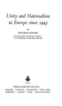 Unity and nationalism in Europe since 1945